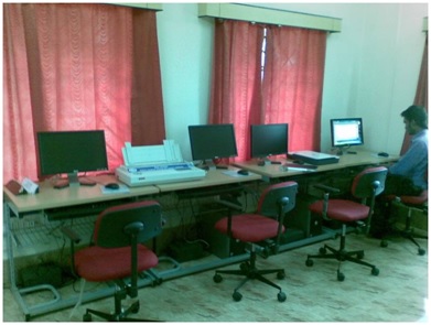IT infrastructure and LANs for e-learning centers at schools 
